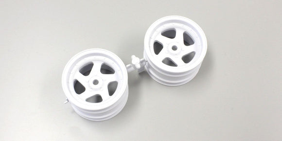 5 Spoke Wheel 43mm White (Optima)