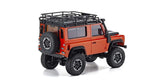 Kyosho - MINI-Z 4x4 Series Ready Set Land Rover Defender 90 Adventure Phoenix Orange/Santorini Black