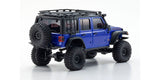 Kyosho - Mini-Z 4x4 Series Readyset Jeep Wrangler Unlimited Rubicon w/Accessory Parts, Ocean Blue Metallic