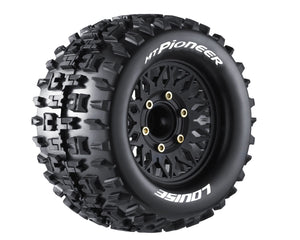 MT-Pioneer Soft, 1/10 Monster Truck Tires, 0 & 1/2 " Offset,