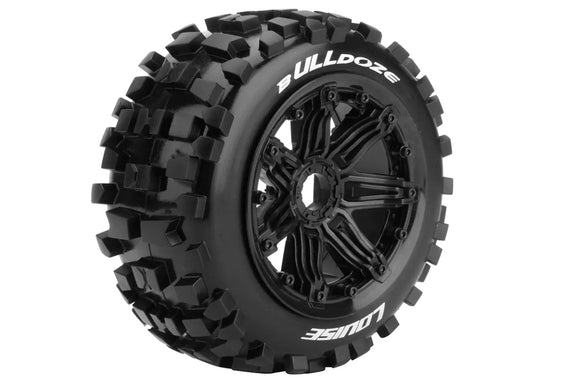 B-Ulldoze 1/5 Off-Road Buggy Tires, 24mm Hex, Mounted on Bl