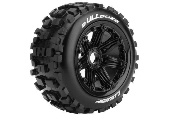 B-Ulldoze 1/5 Off-Road Buggy Tires, 24mm Hex, Mounted on Bl