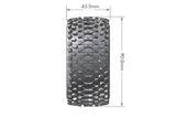 ST-Uphill 1/16 Stadium Truck Tires, 12mm Hex, Soft, Mounted