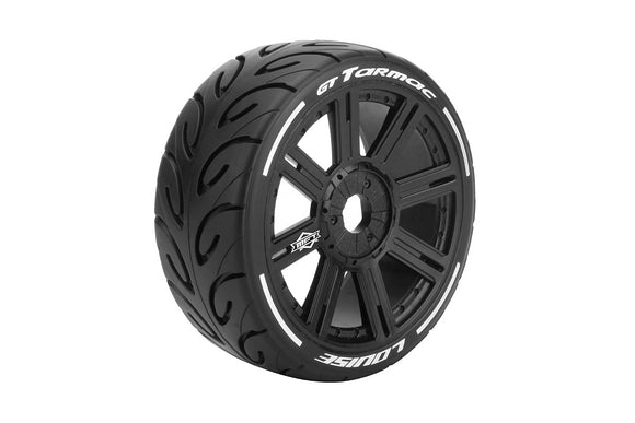 MFT GT-Tarmac 1/8 GT Tires, 17mm Hex, Soft, Mounted on