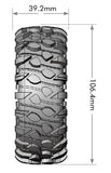 CR-Rowdy 1/10 1.9" Crawler Class 1 Tires, 12mm Hex on