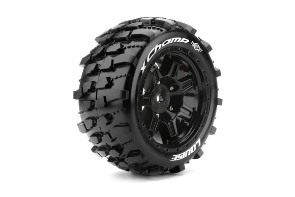 MFT X-Champ Sport Monster Truck Tires, 24mm Hex, Mounted