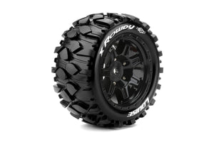 MFT X-Rowdy X-MAXX Sport Monster Truck Tires, 24mm Hex,