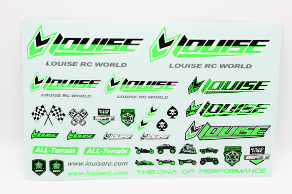 Louise RC Sticker Sheet-Green