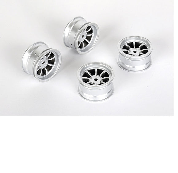 8 Spoke Wheel +4mm (Silver), for LMX