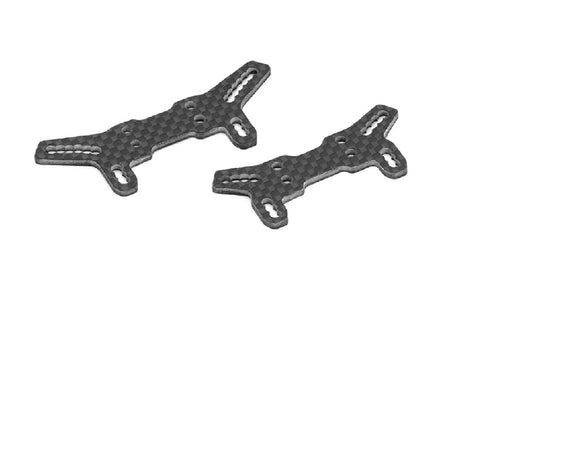Carbon Shock Tower (Front & Rear), for LMX