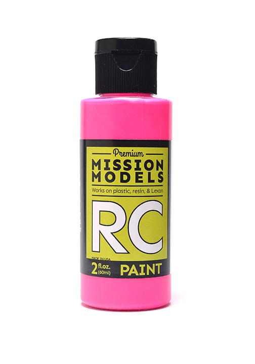 RC Paint 2 oz bottle Fluorescent Racing Pink