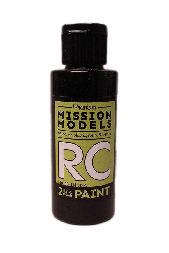 Mission Models - Water-based RC Paint, 2 oz bottle, Black