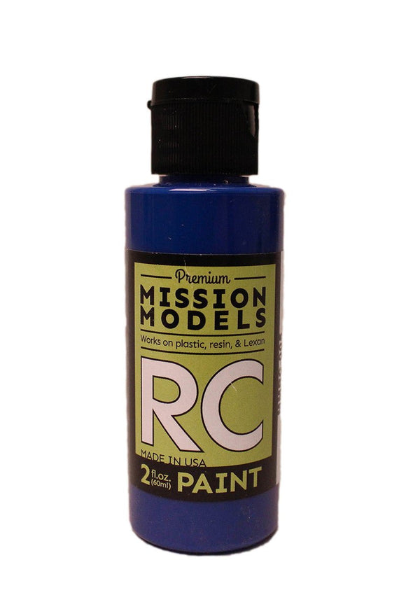 Mission Models - Water-based RC Paint, 2 oz bottle, Blue