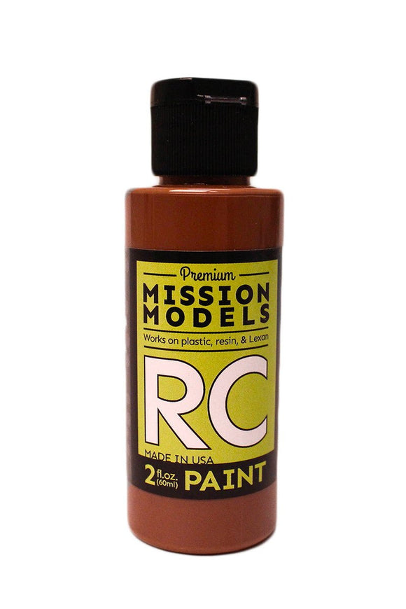 Mission Models - Water-based RC Paint, 2 oz bottle, Brown