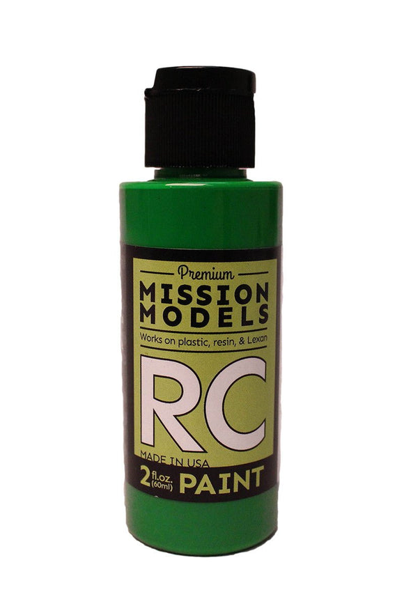 Mission Models - Water-based RC Paint, 2 oz bottle, Green