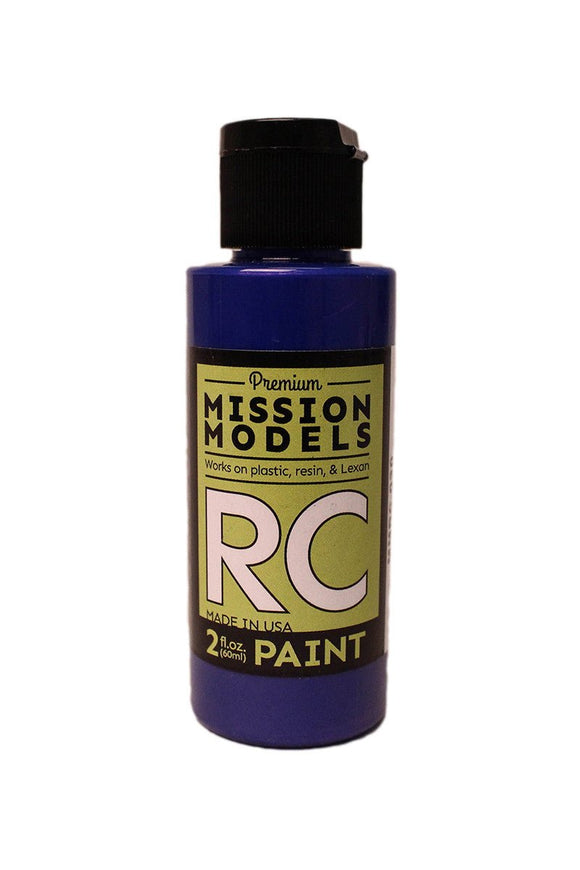 Mission Models - Water-based RC Paint, 2 oz bottle, Irdescent Blue