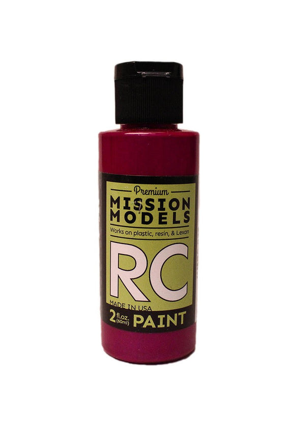 Mission Models - Water-based RC Paint, 2 oz bottle, Iridescent Candy Red