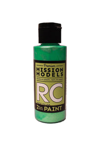 Mission Models - Water-based RC Paint, 2 oz bottle, Iridescent Teal