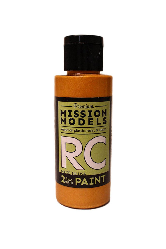 Mission Models - Water-based RC Paint, 2 oz bottle, Pearl Copper