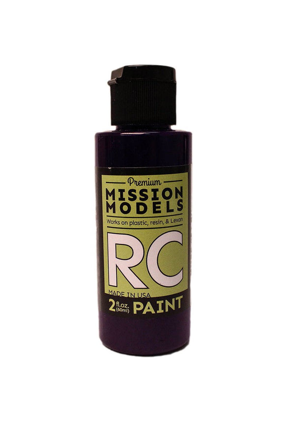 Mission Models - Water-based RC Paint, 2 oz bottle, Translucent Purple