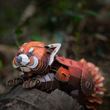 Red Panda 3D Kraft Paper Puzzle