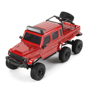 Panda Hobby - 1/24 Tetra24 X3 Portal Edition 6x6 RTR Scale Mini Crawler, V2, Red