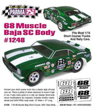 1/10 Parma '68 Muscle Baja Short Course Drag Clear Body