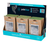 Pale Blue Earth - Display Shipper Prepacked: 12 Unit Assortment, 8 AA 4pks, 4