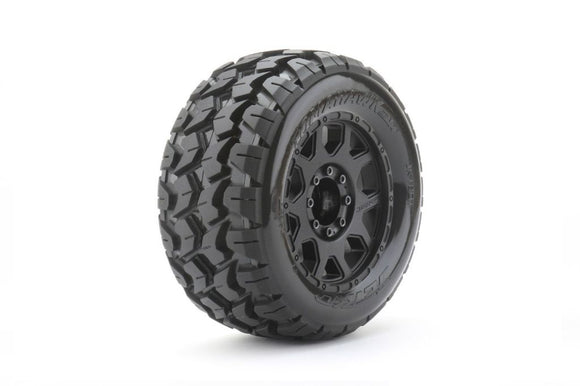 1/8 MT 3.8 Tomahawk Belted Mounted Tires w/ Removable Hex