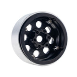 B2 Aluminum 1.9 Beadlock Wheels 9mm Hubs, Black, 1/10