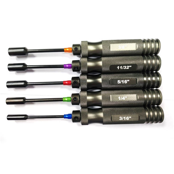 Pro Series Standard Nut Driver Tool Set 5pc