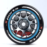 Aluminum Steering Wheel Blue Airtronics M12