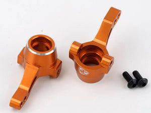 Aluminum Front Steering Knuckles Orange, HPI RS4 Sport