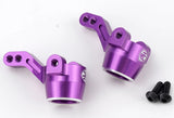 Aluminum Front Steering Knuckles Purple, HPI RS4 Sport