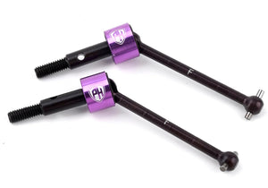 Steel Front Drive Shafts CVD Purple, HPI RS4 Sport3