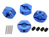 12mm Wheel Hex (4), Blue, for Losi Mini LMT