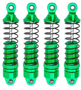 Aluminum Front & Rear Shocks, for Arrma Grom, Green, 4pcs