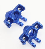 Aluminum Front Steering Knuckles, Blue, for Arrma Grom