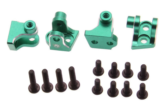 Aluminum Lower 4-Link Mount Set, Green, for Losi Mini LMT