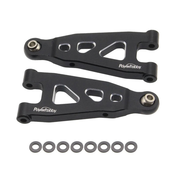 Aluminum Front Lower Arms, Black, for Arrma Mojave Grom
