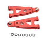Aluminum Front Lower Arms, Red, for Arrma Mojave Grom