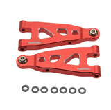 Aluminum Front Lower Arms, Red, for Arrma Mojave Grom