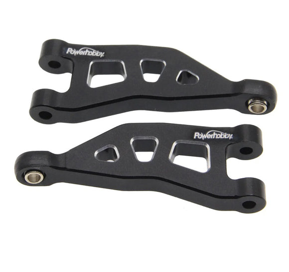 Aluminum Rear Upper Arms, Black, for Arrma Mojave Grom