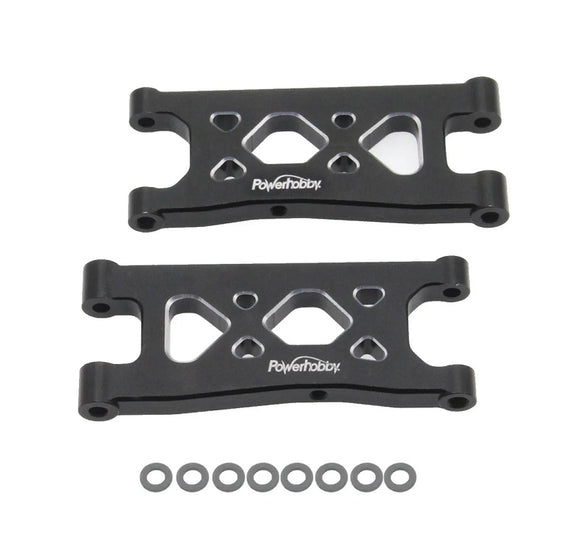 Aluminum Rear Lower Arms, Black, for Arrma Mojave Grom