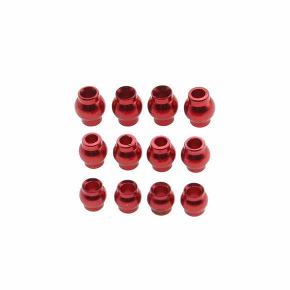 12-Piece Aluminum Pivot Ball Set, Arrma Grom, Granite,