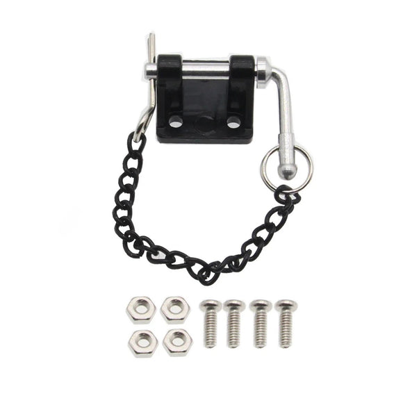 Adjustable Drop Hitch Black, for 1/10 Rock Crawlers