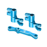 7075 Aluminum Steering / Bellcrank Blue, for Traxxas