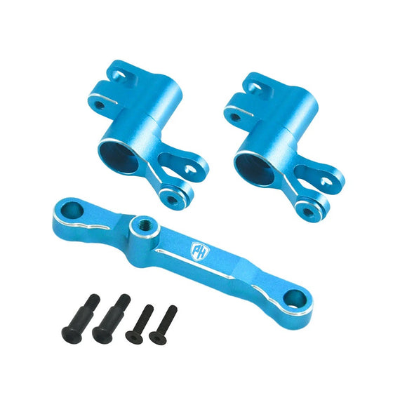 7075 Aluminum Steering / Bellcrank Blue, for Traxxas