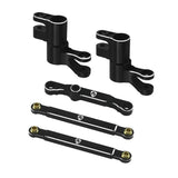 7075 Aluminum Steering / Bellcrank Set Black, Traxxas