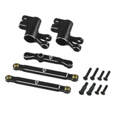 7075 Aluminum Steering / Bellcrank Set Black, Traxxas